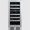 Avallon 15 Inch Wide 23 Bottle Capacity Dual Zone Wine Cooler with Right Swing Door AWC152DZRH